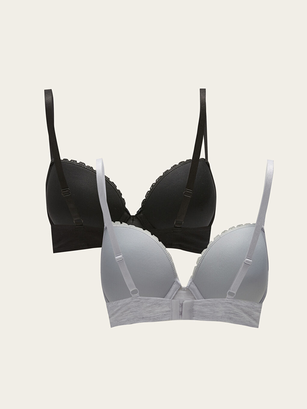 LCW DREAM Underwire Unfilled Plain Bra 2-Pack -W20465Z8-CVL