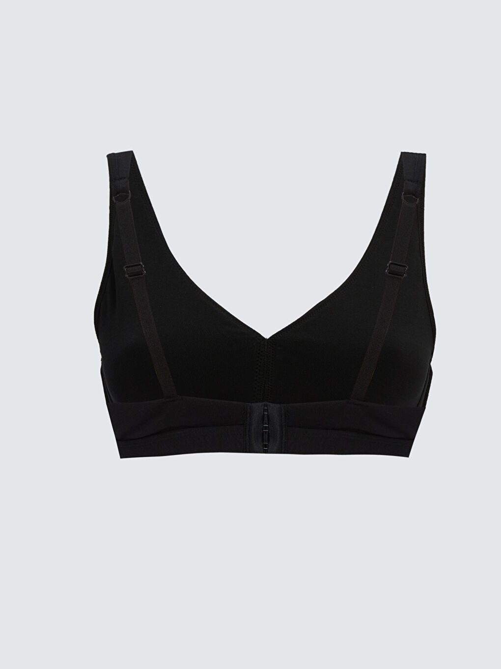 Siyah Balensiz Dolgusuz Düz Sütyen-1