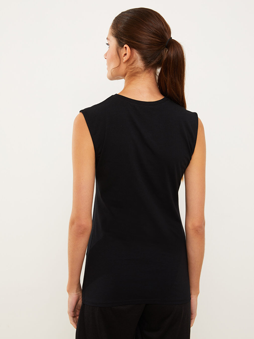LCW DREAM Rundhalsausschnitt Schlicht Baumwolle Damen Singlet -W20486Z8-CVL