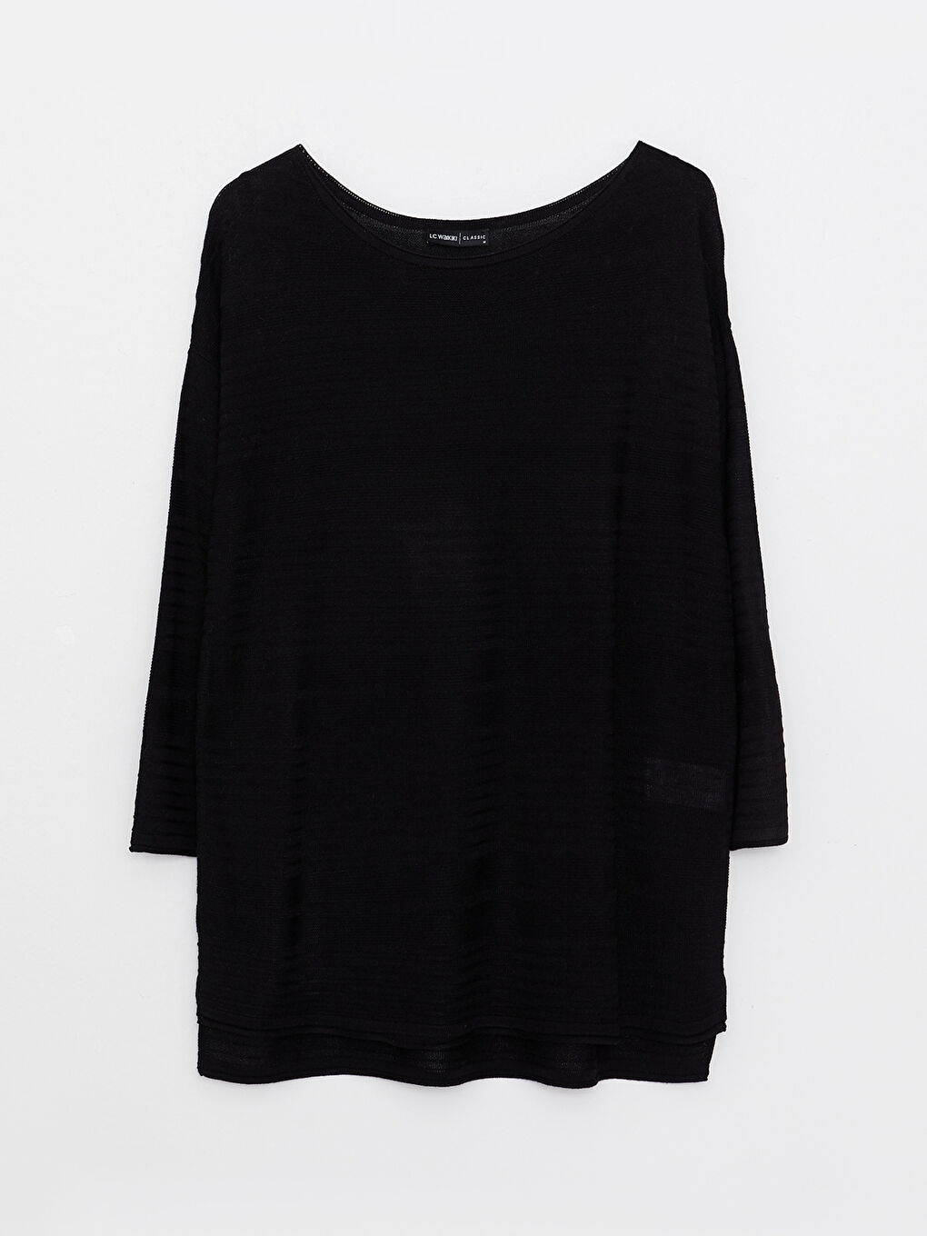 Slash Neck Plain Long Sleeve Women's Knitwear Sweater -W20505Z8-CVL