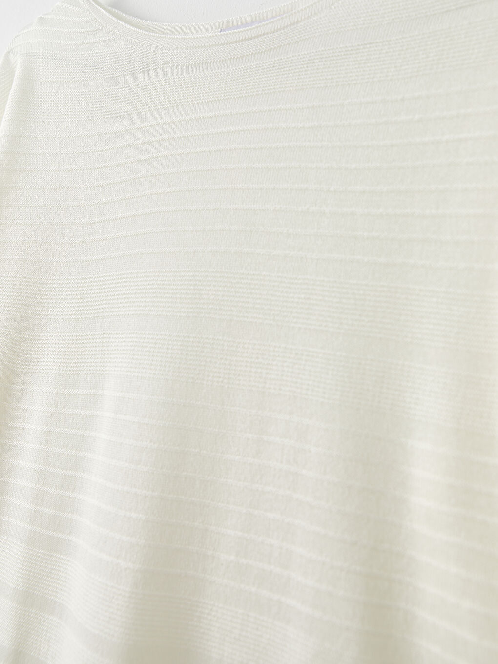 LCWAIKIKI Basic Schulterfreier Ausschnitt Schlicht Langarm Strickpullover für Damen -W20505Z8-R9J