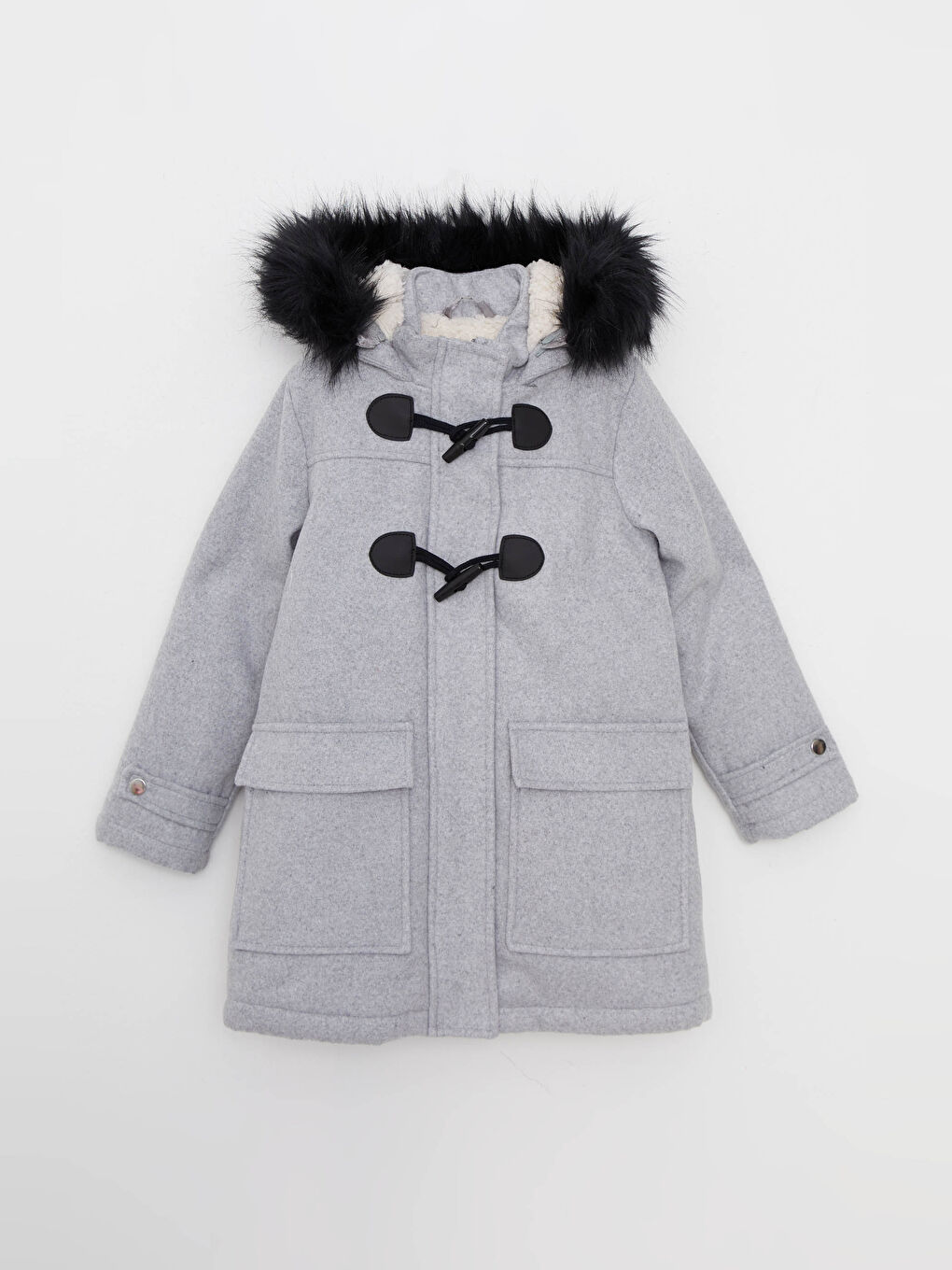 Palton Cachet cu Glugă pentru Fete