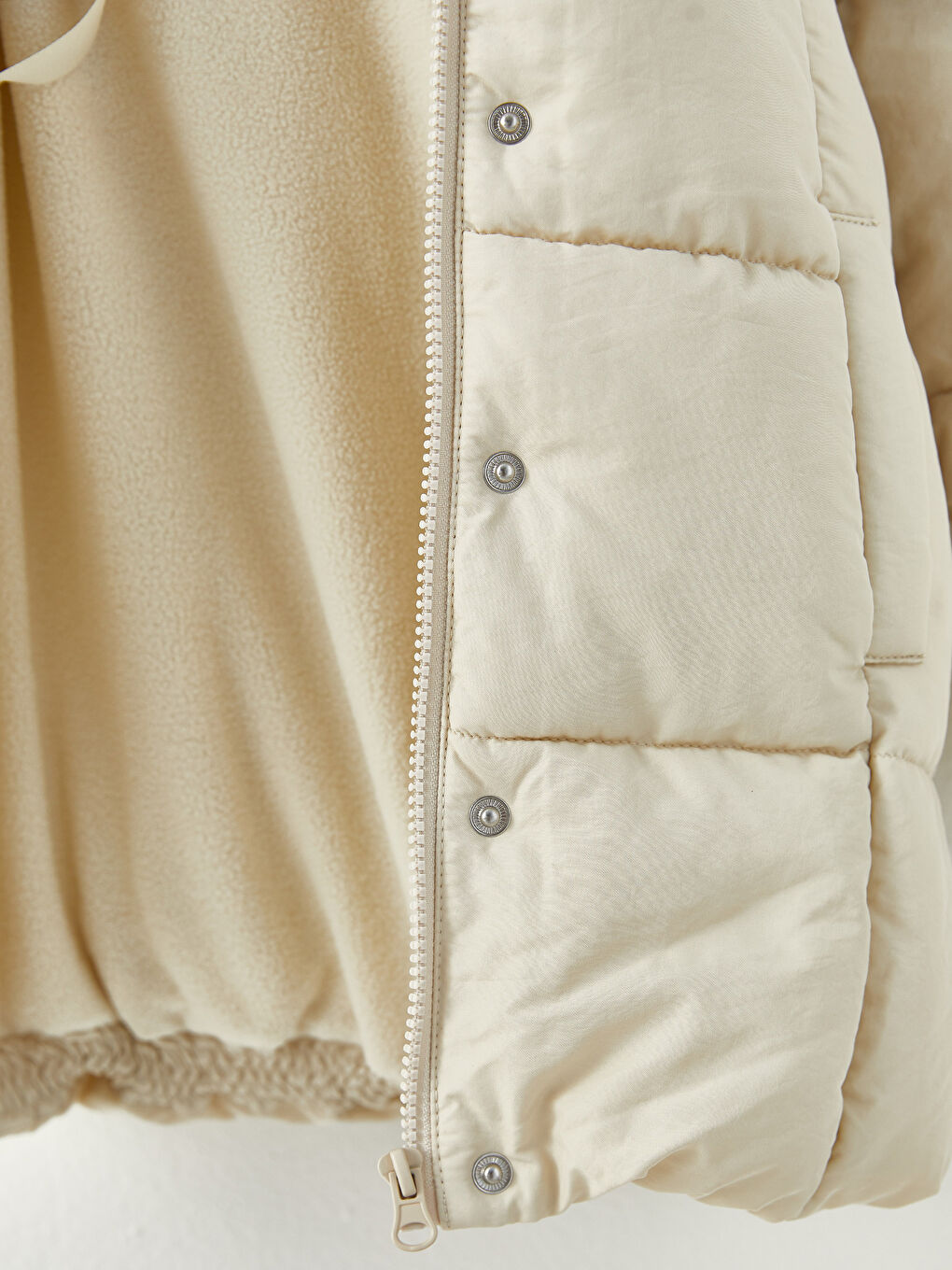 Капюшонды негізгі қыз пальтосы-3