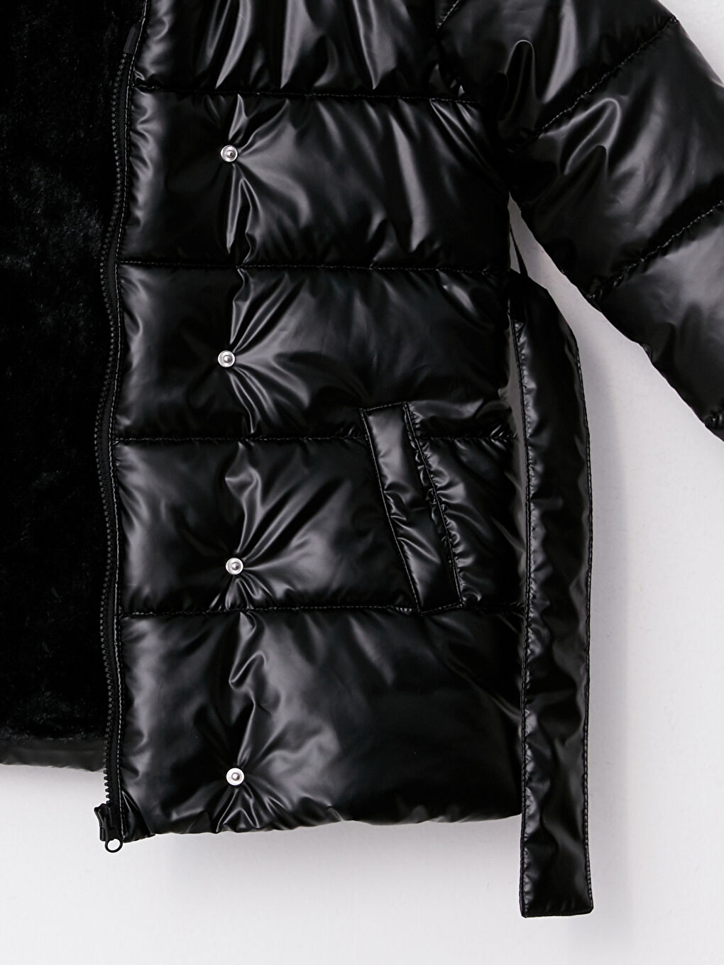 Hooded Girl Puffer-3