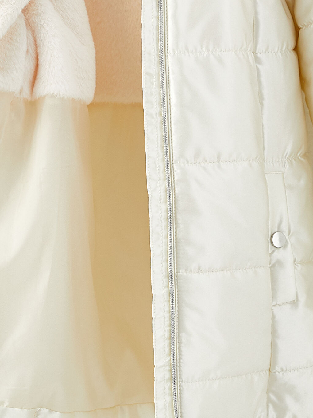 Капюшонды негізгі қыз пальтосы-3