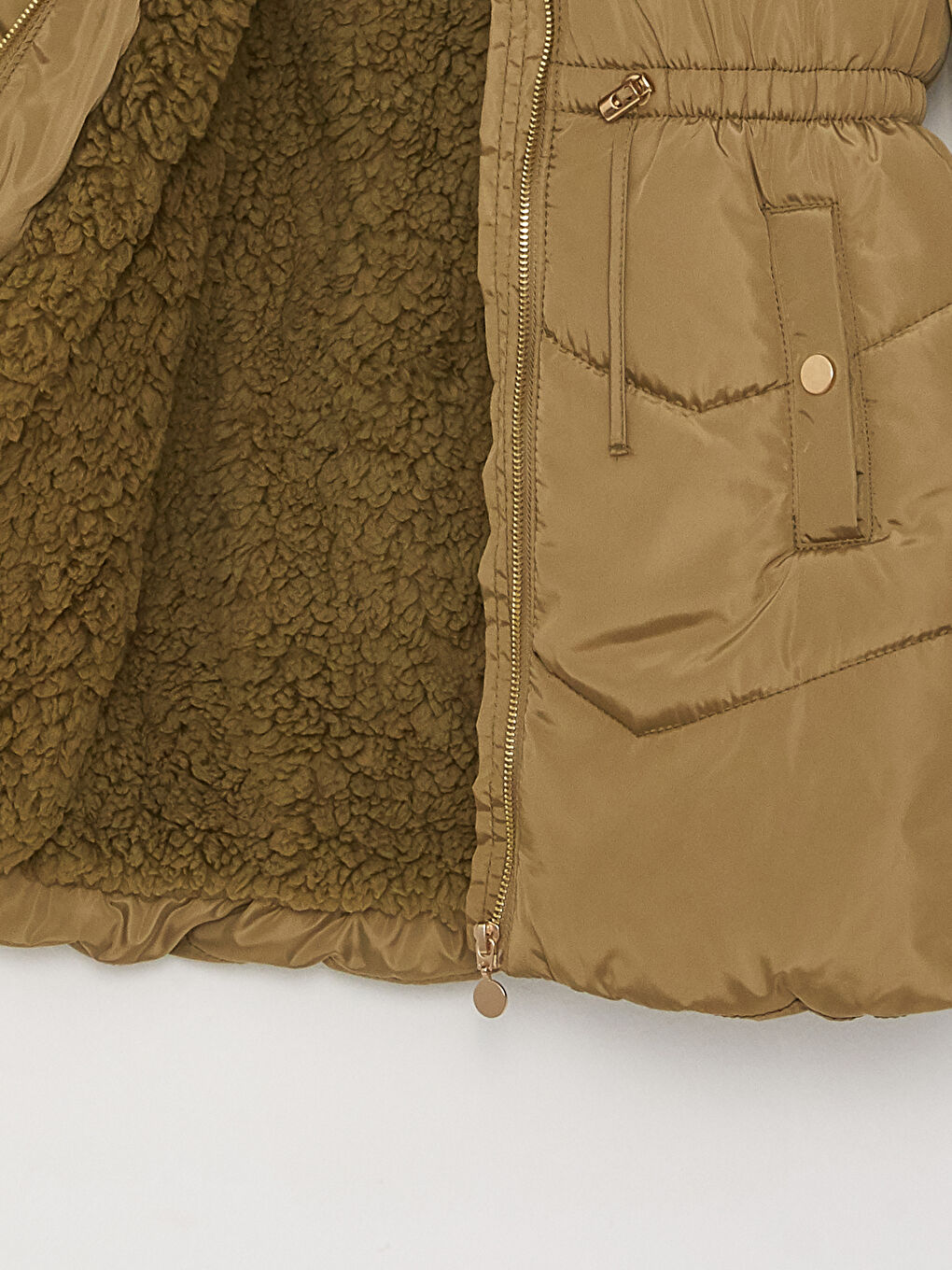 LCW Kids Kapüşonlu Basic Kız Çocuk Parka -W20540Z4-JNN