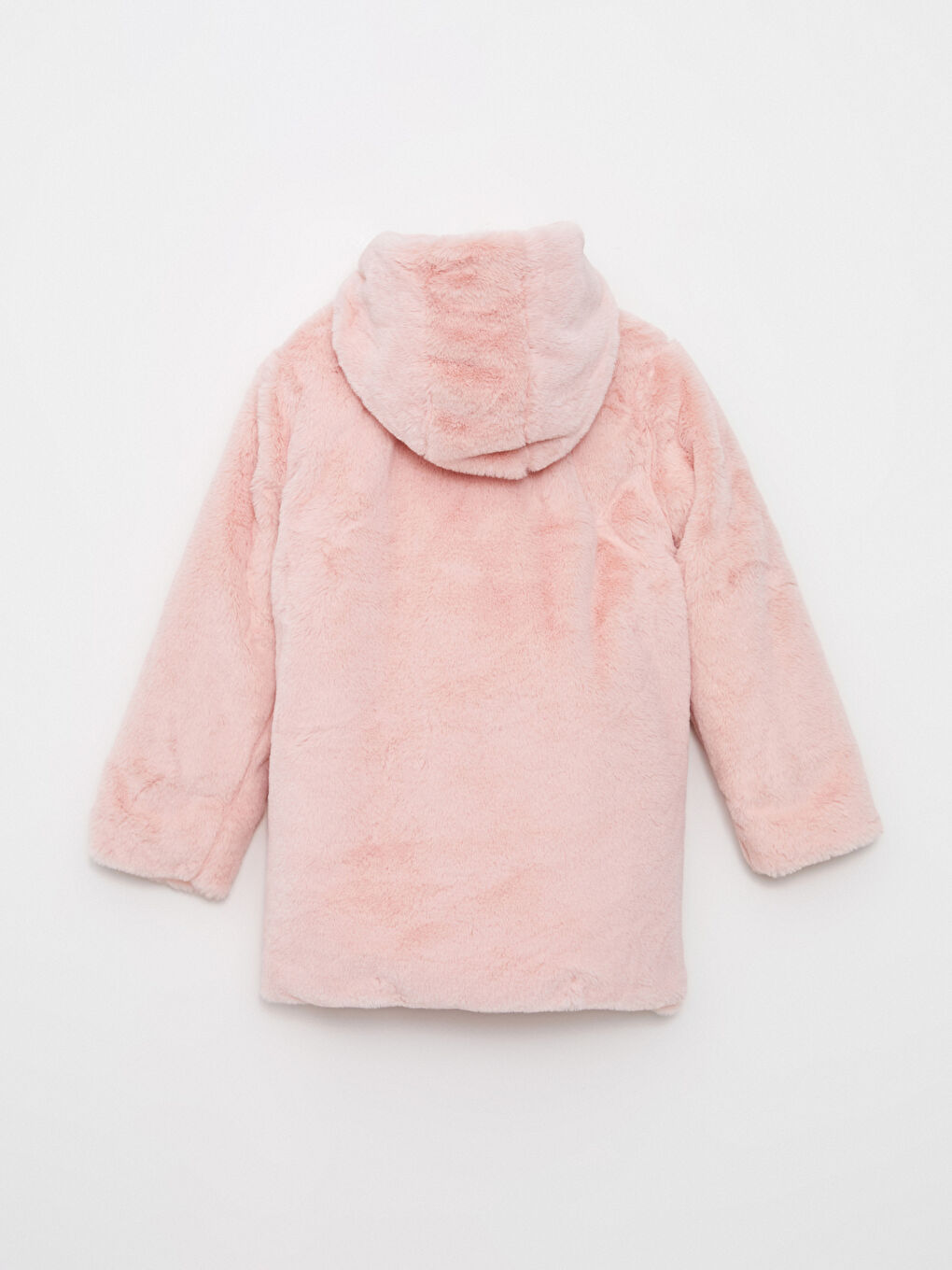 Hooded Embroidered Girl's Coat-2