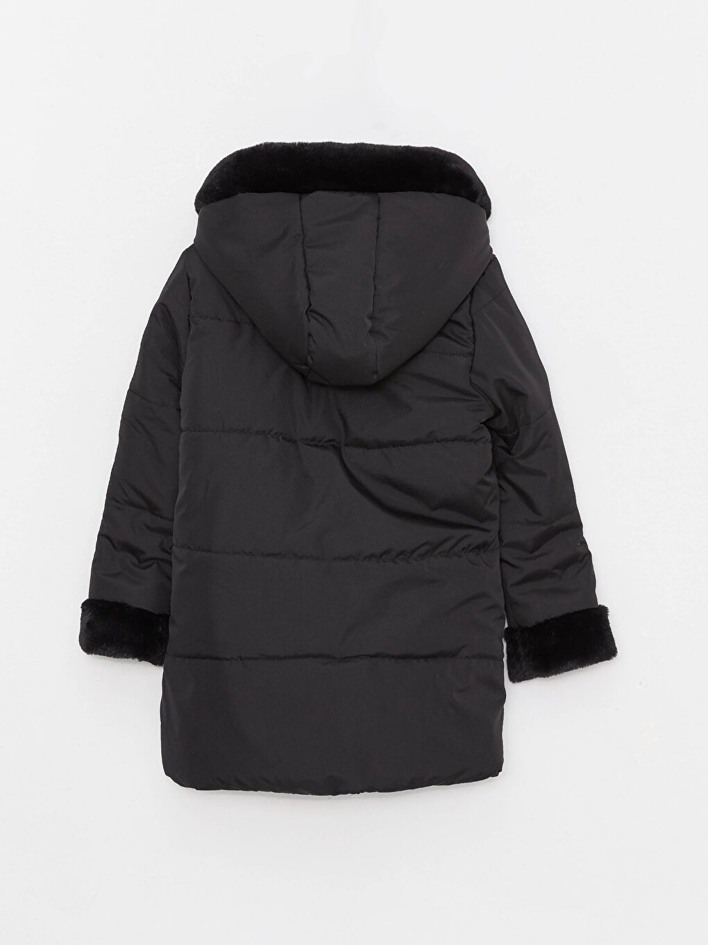 LCW Kids Hooded Basic Girl Coat -W20545Z4-CVL