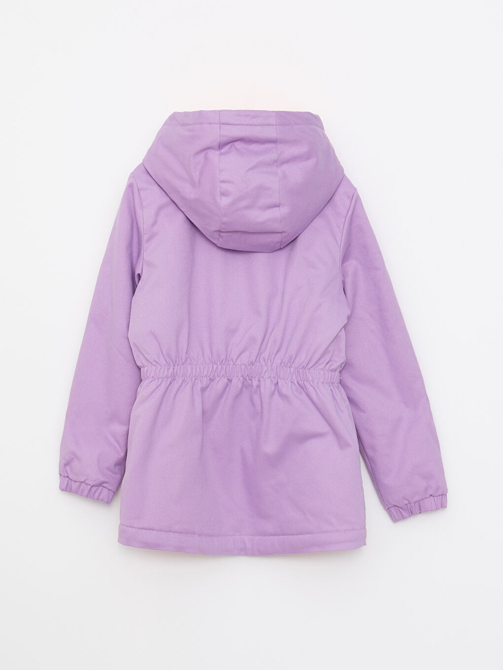Парка с капюшоном с принтом для девочек-2
