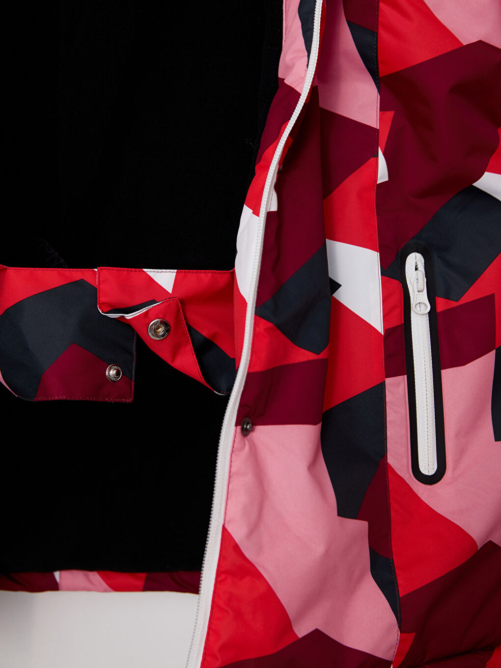 კაპიუშონიანი გოგონებისთვის სათხილამურო ქურთუკი-3