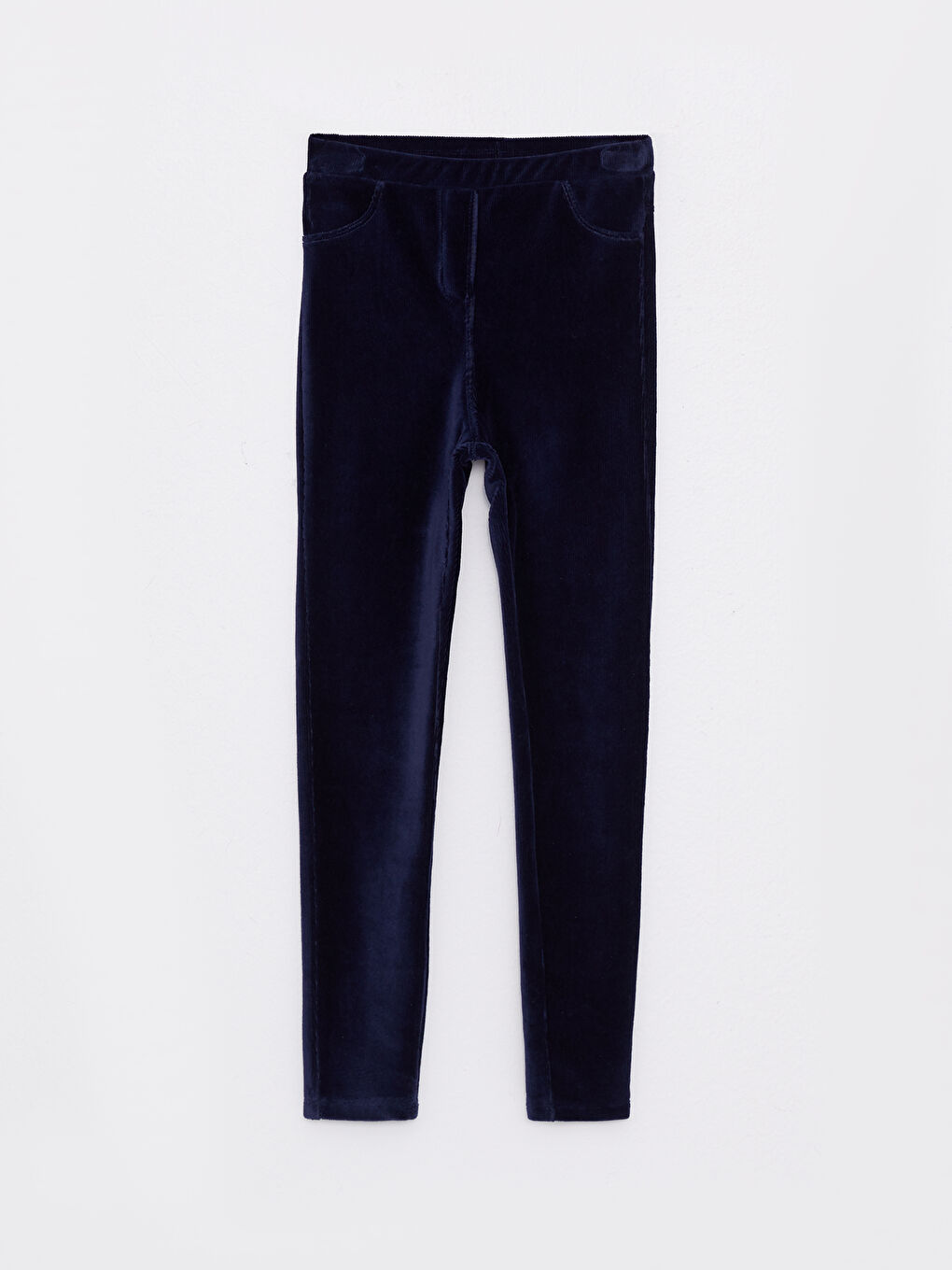 Elastic Waist Basic Velvet Girl Tights