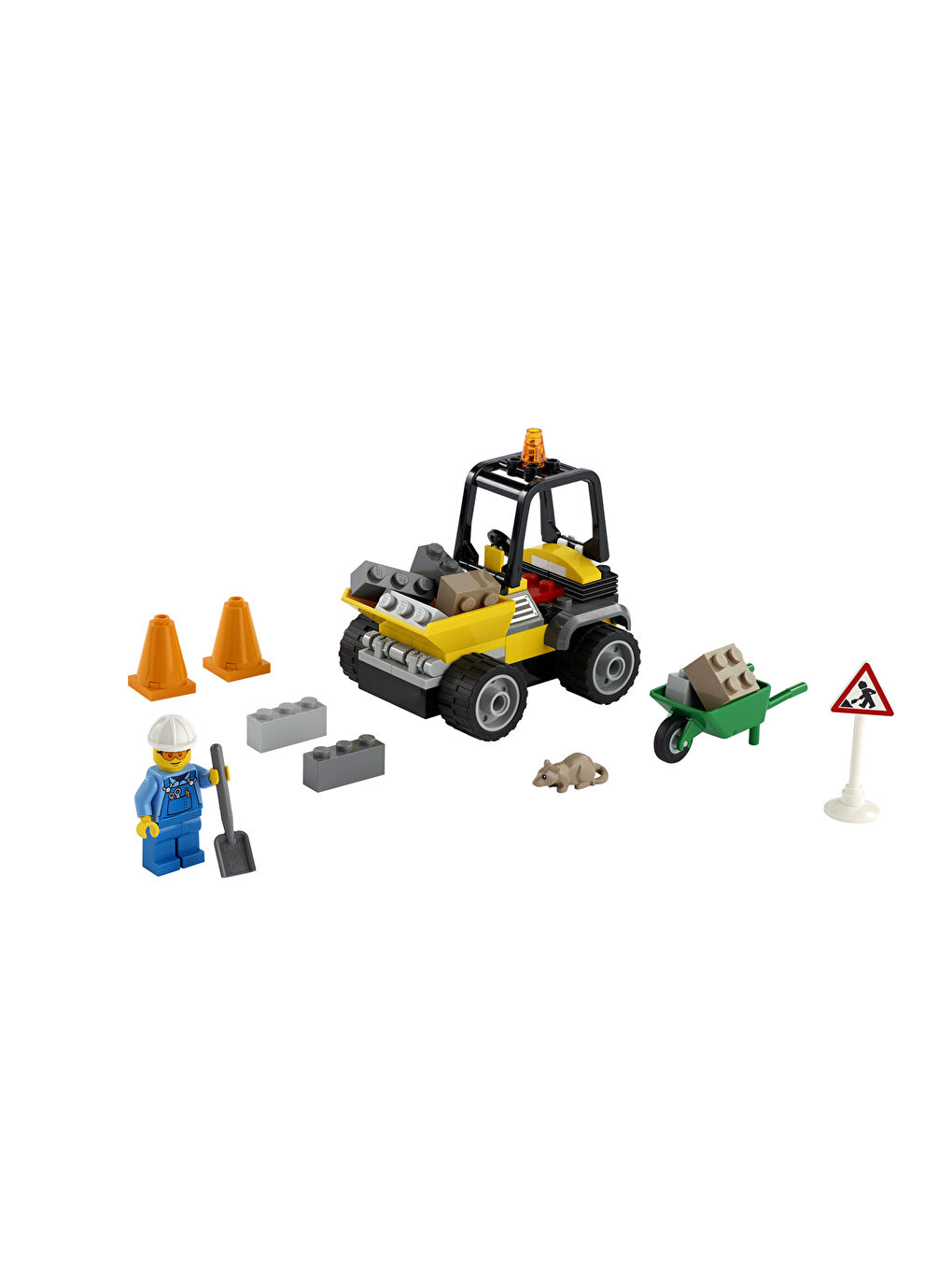 LEGO City Yol Çalışması Aracı Oyuncak Yapım Seti 60284-3