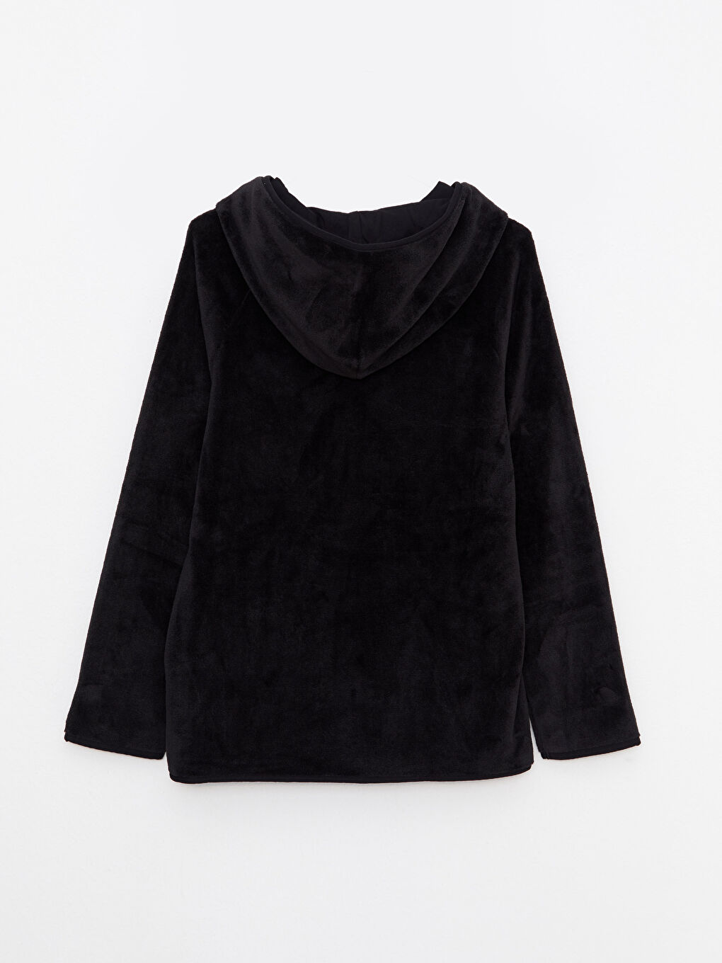 Hooded Regular Long Sleeve Women's Pajama Top-6