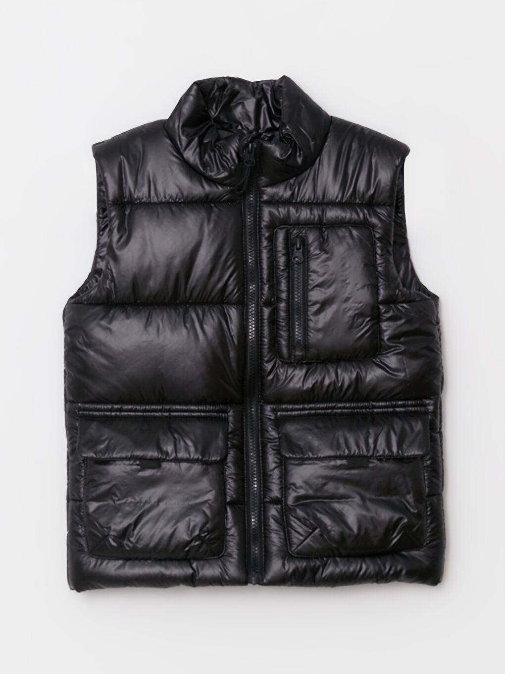 LCW Kids Turtle Neck Boy Down Vest -W20627Z4-CVL