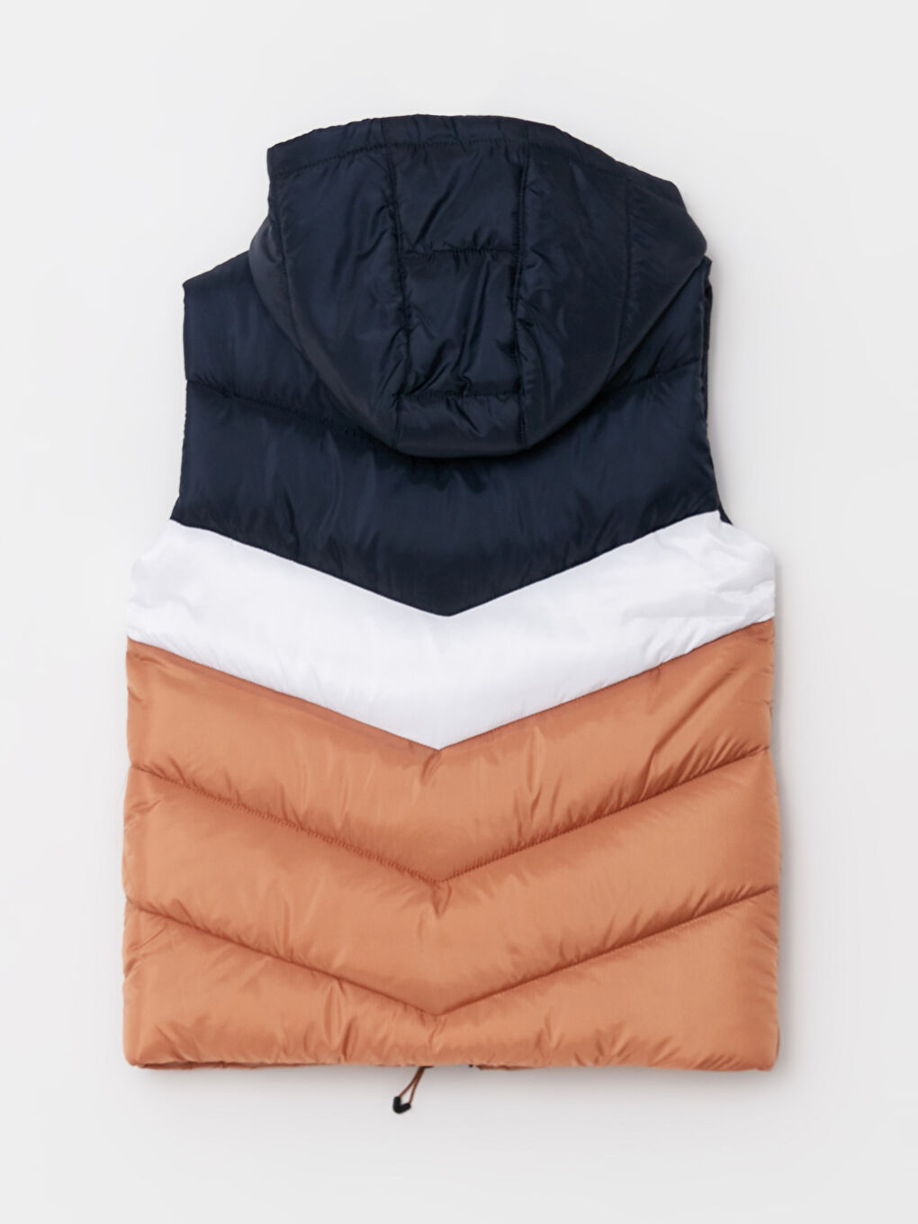 LCW Kids Hooded Color Block Boy Inflatable Vest -W20632Z4-GFW
