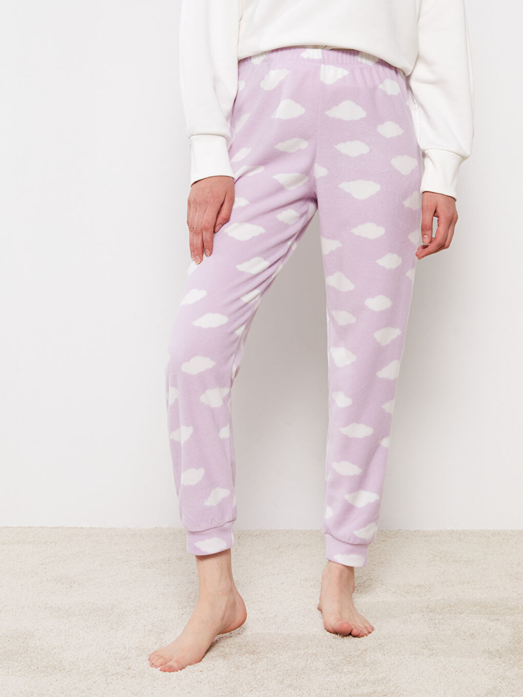 LCW Young Elastischer Bund Gemusterte Pyjama-Hosen für Damen -W20637Z8-LSC