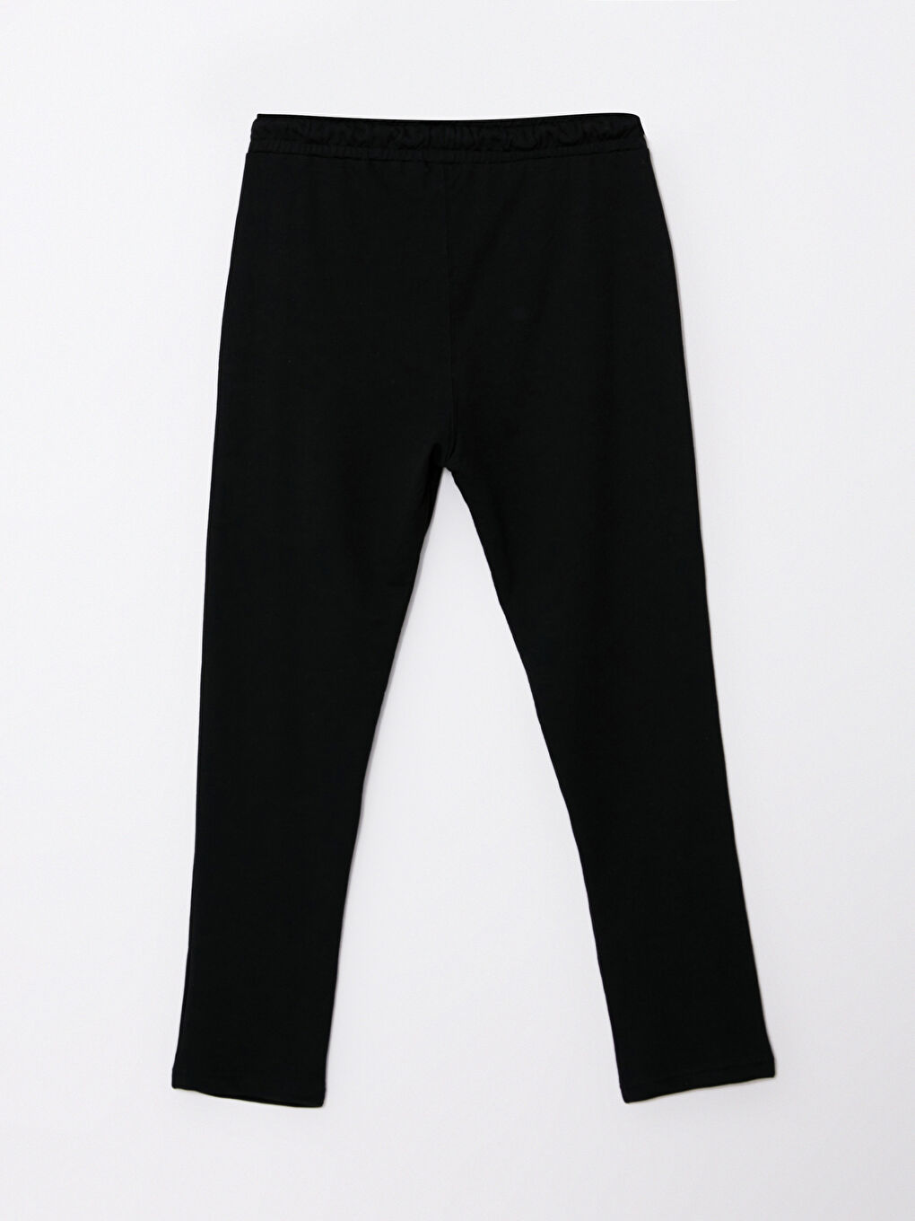 Siyah Dar Kalıp Erkek Eşofman Altı-6