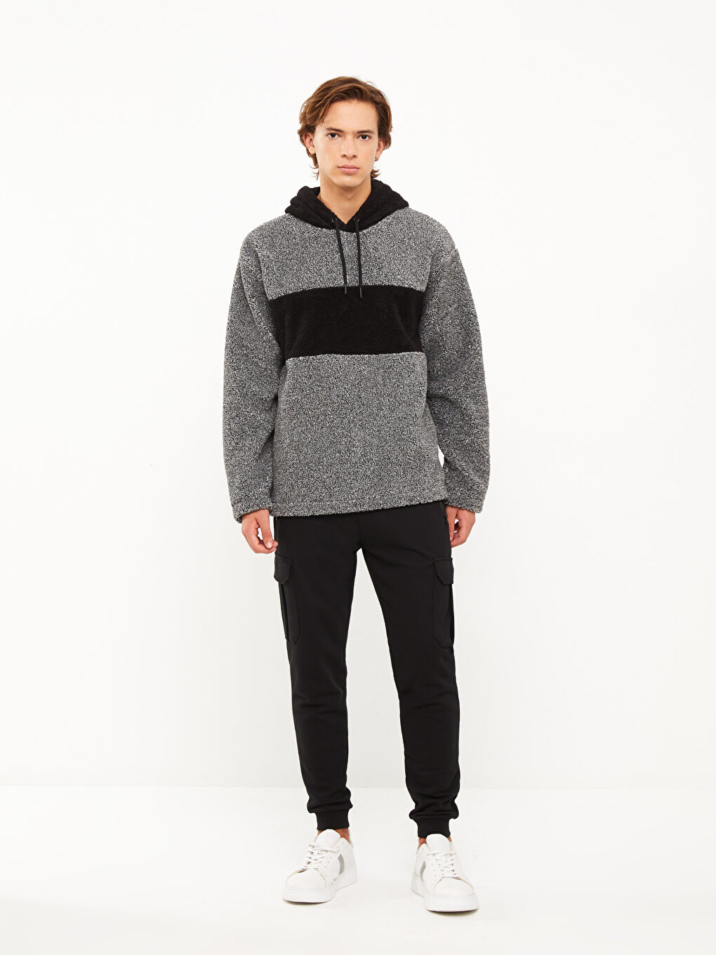 Slim Fit Cargo Pocket Sweatpants-1