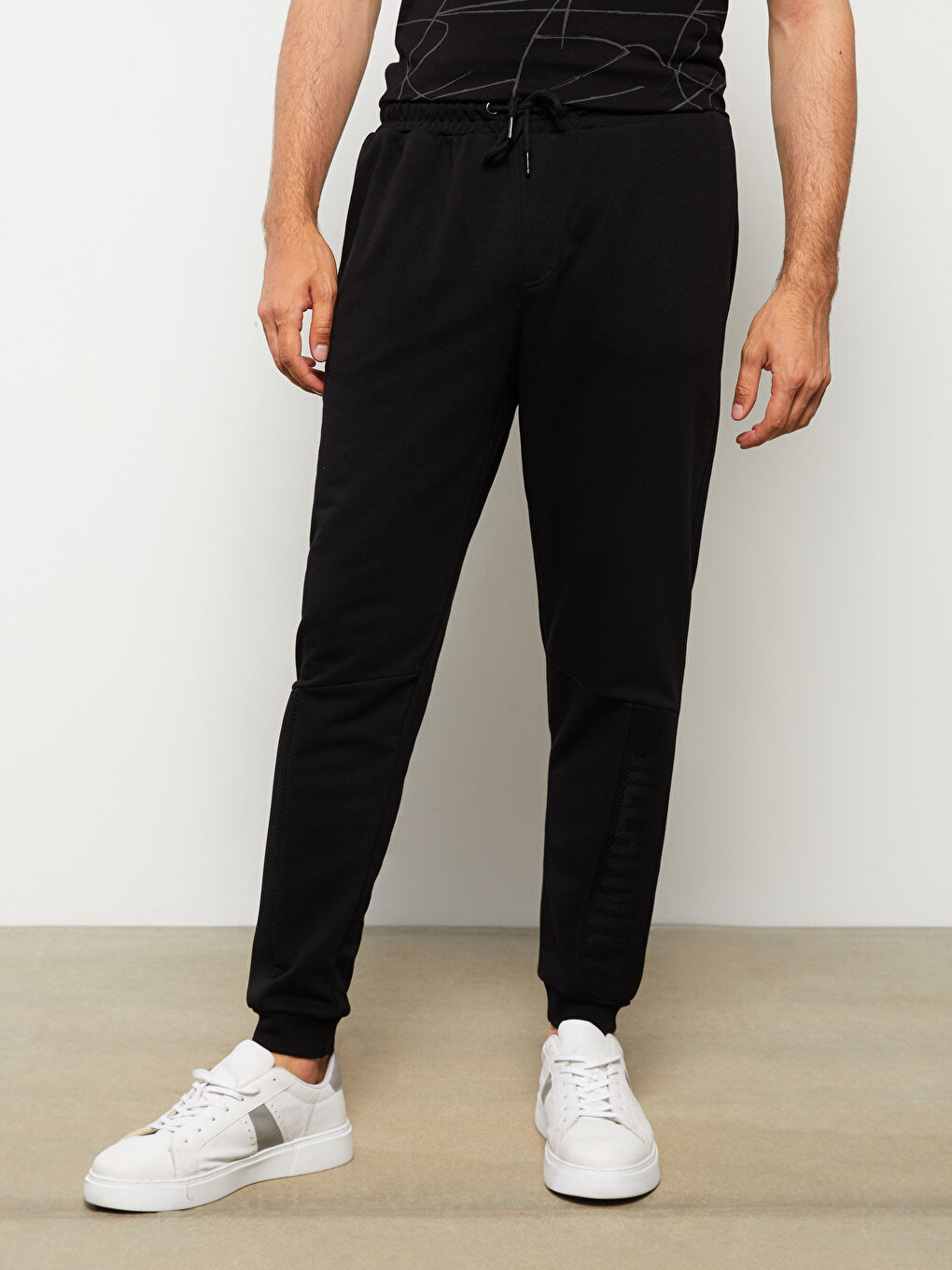 LCW Casual Siyah Slim Fit Erkek Jogger Eşofman Altı - 3