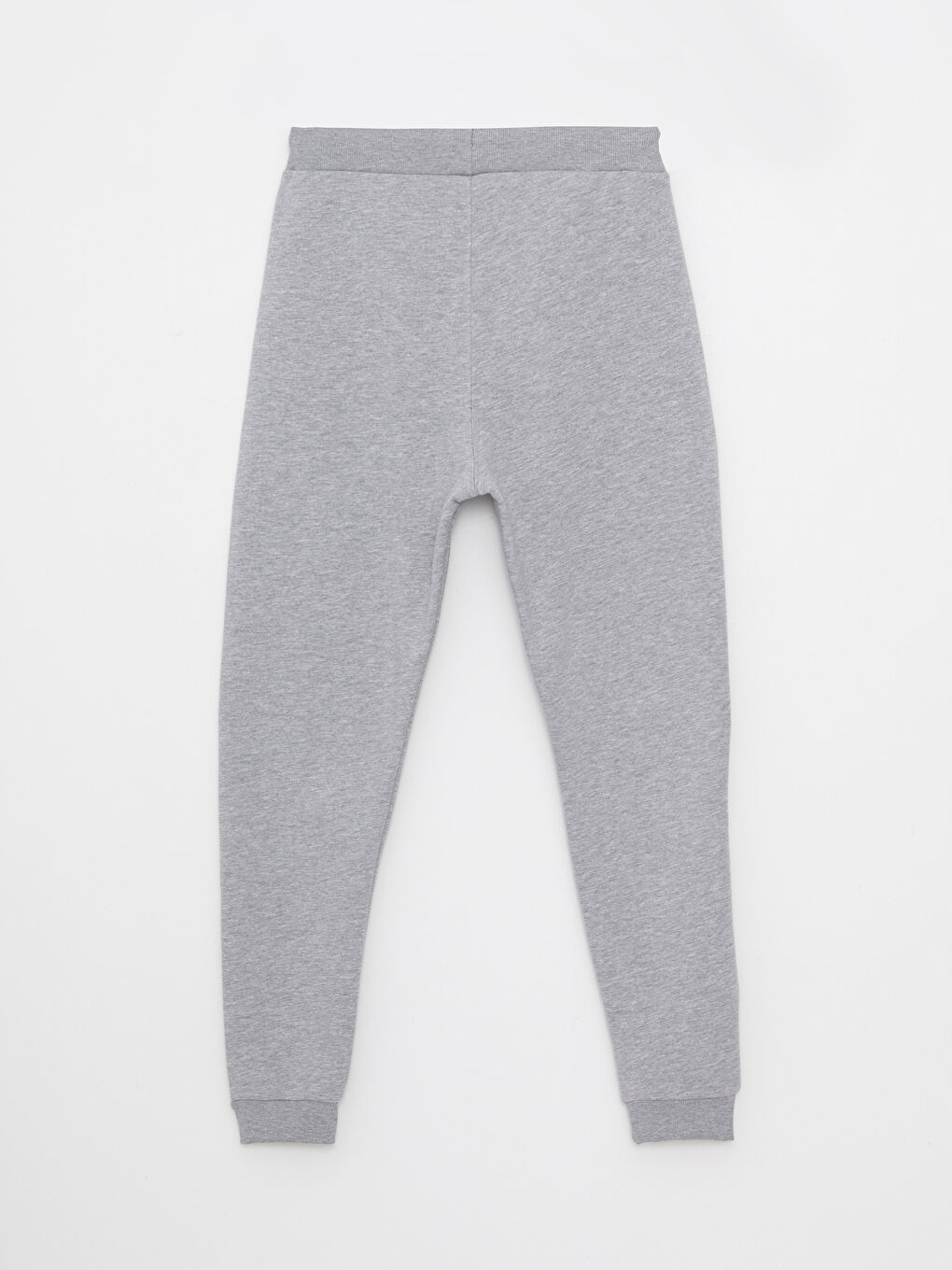 Gri Slim Fit Erkek Kalın Jogger Eşofman Altı-5