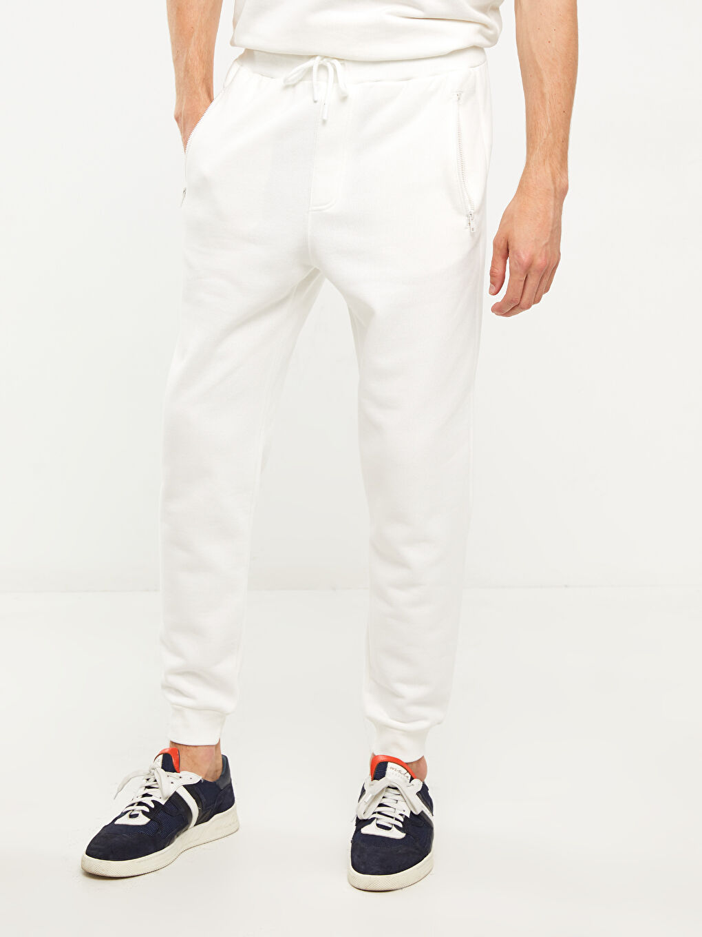 Schlank Geschnittene Dicke Jogginghose für Herren-2