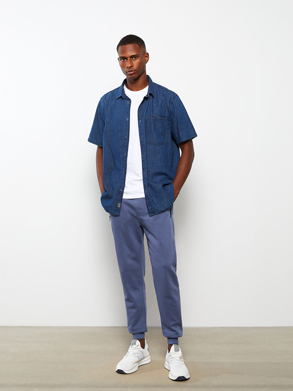 Спортивные Джоггеры Мужские Слим Толстые-1