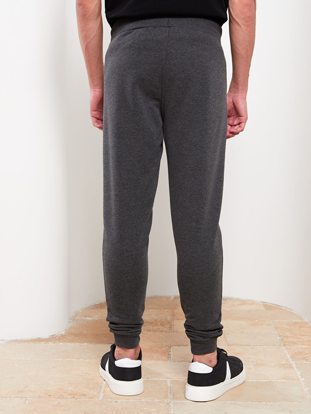 LCW Casual Antrasit Slim Fit Erkek Jogger Eşofman Altı - 4