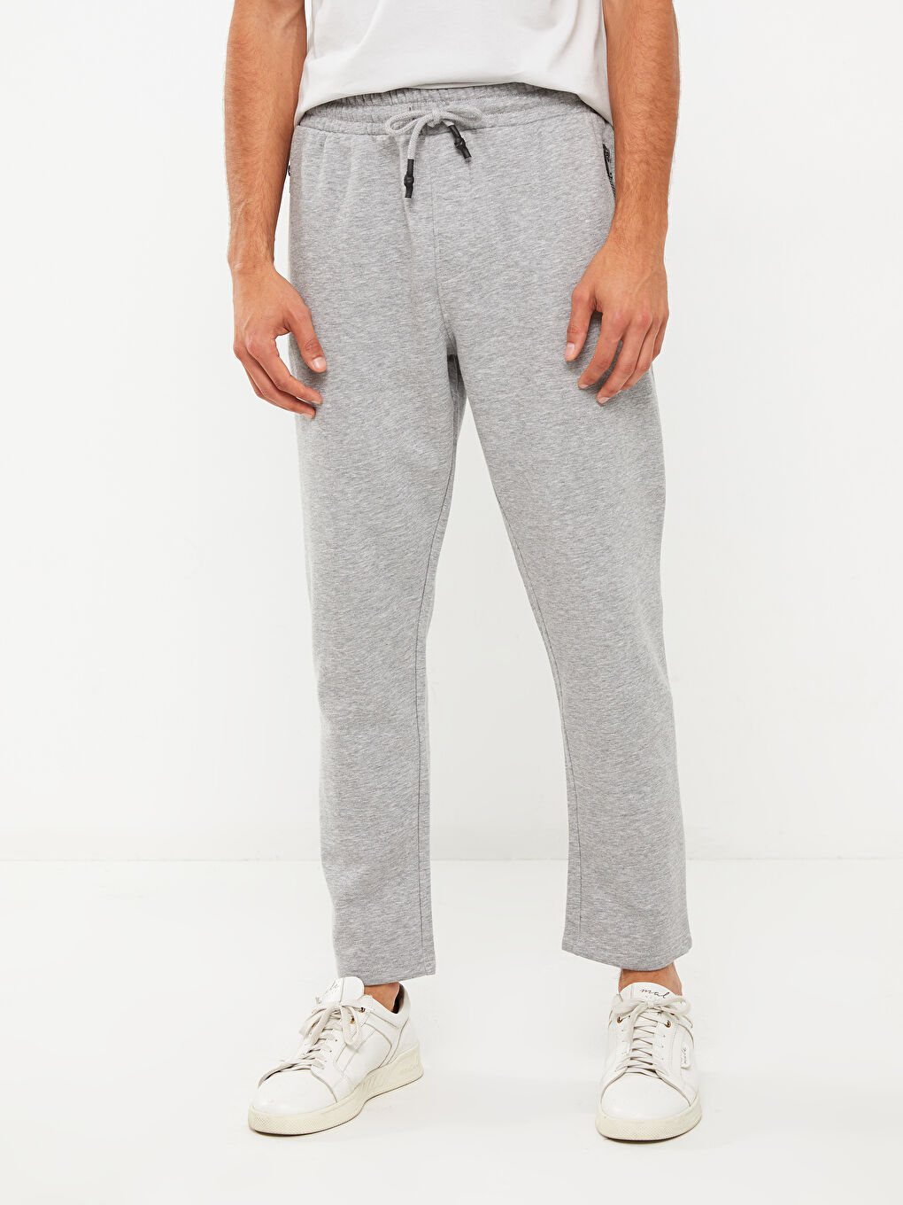 Slim Fit Men's Thick Sweatpants-2