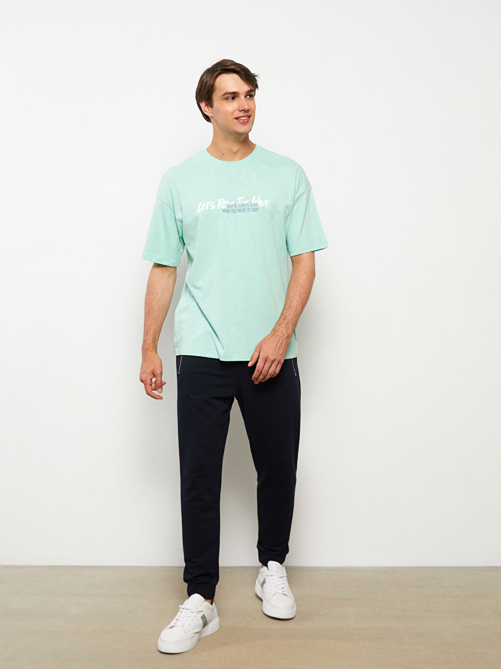 Lacivert Slim Fit Erkek Jogger Eşofman Altı