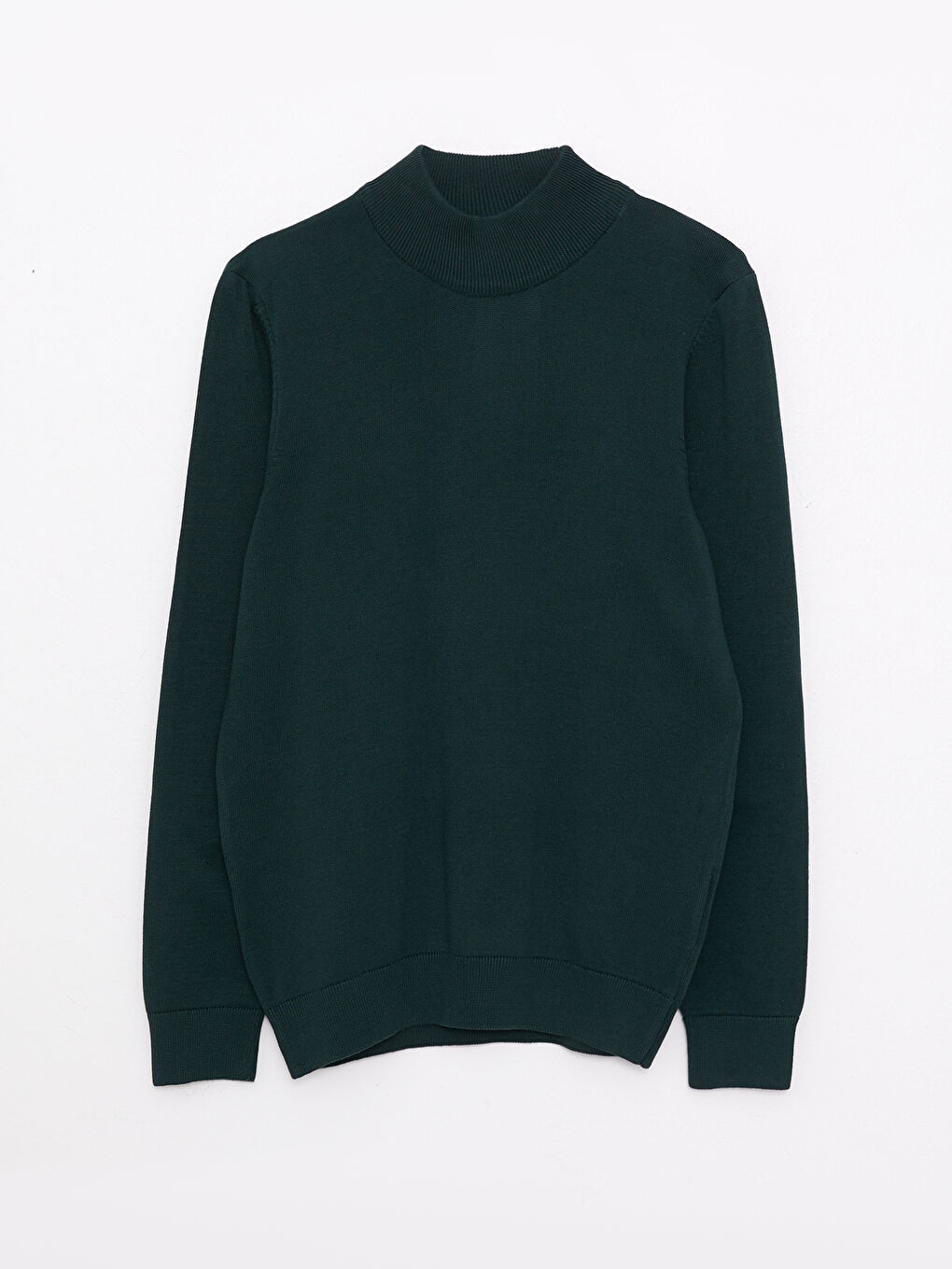 Turtleneck Long Sleeve Men's Knitwear Sweater -W20709Z8-DCQ