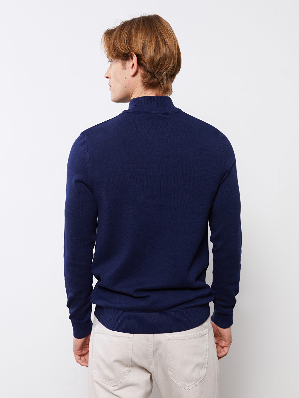 LCWAIKIKI Basic Turtleneck Long Sleeve Men's Knitwear Sweater -W20709Z8-PJD