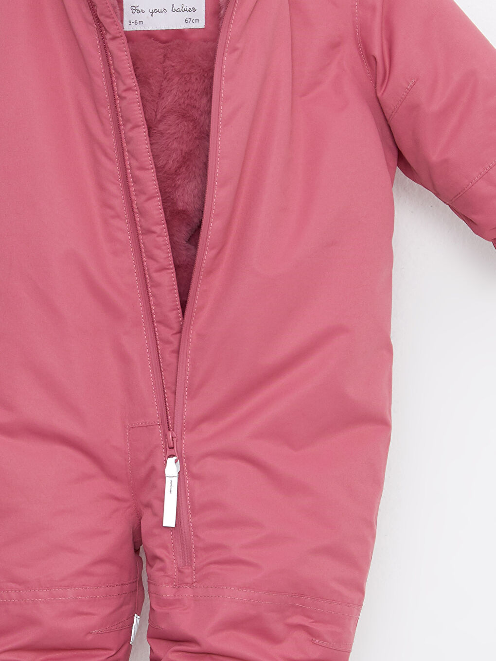 LCW baby Hooded Long Sleeve Baby Girl Snowsuit -W20728Z1-RLX
