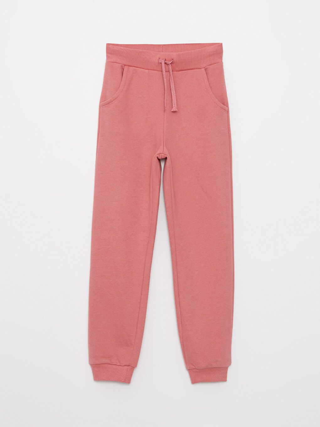 Elastic Waist Basic Girls' Jogger Sweatpants