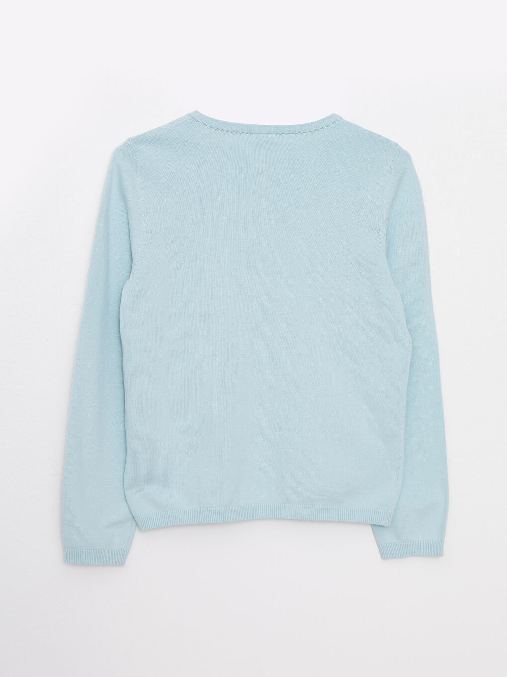 Қыздарға арналған трикотаж өрнекті ұзын жеңді кардиган-1