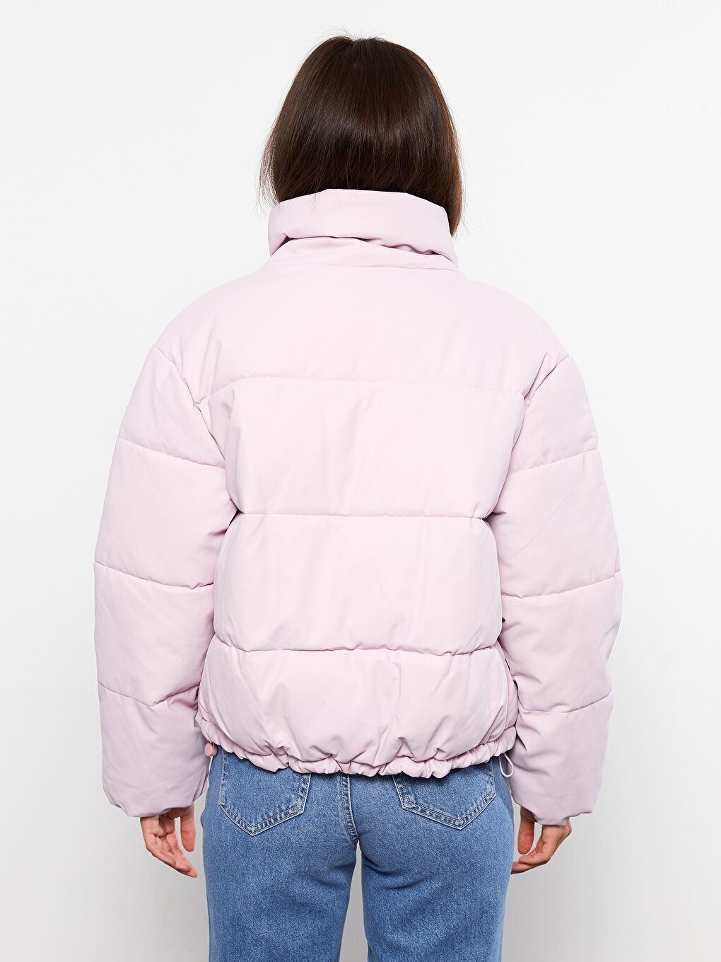 Manteau bouffant pour Femmes à col cheminée-4