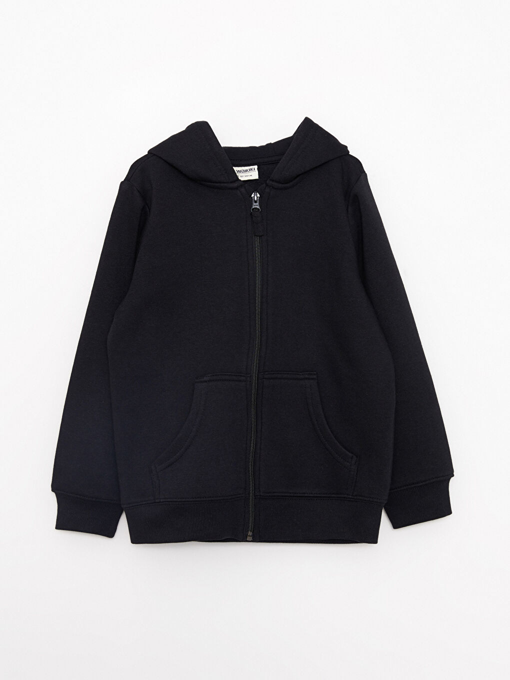 LCW Kids Hooded Basic Long Sleeve Girls' Zippered Sweatshirt -W20764Z4-CVL
