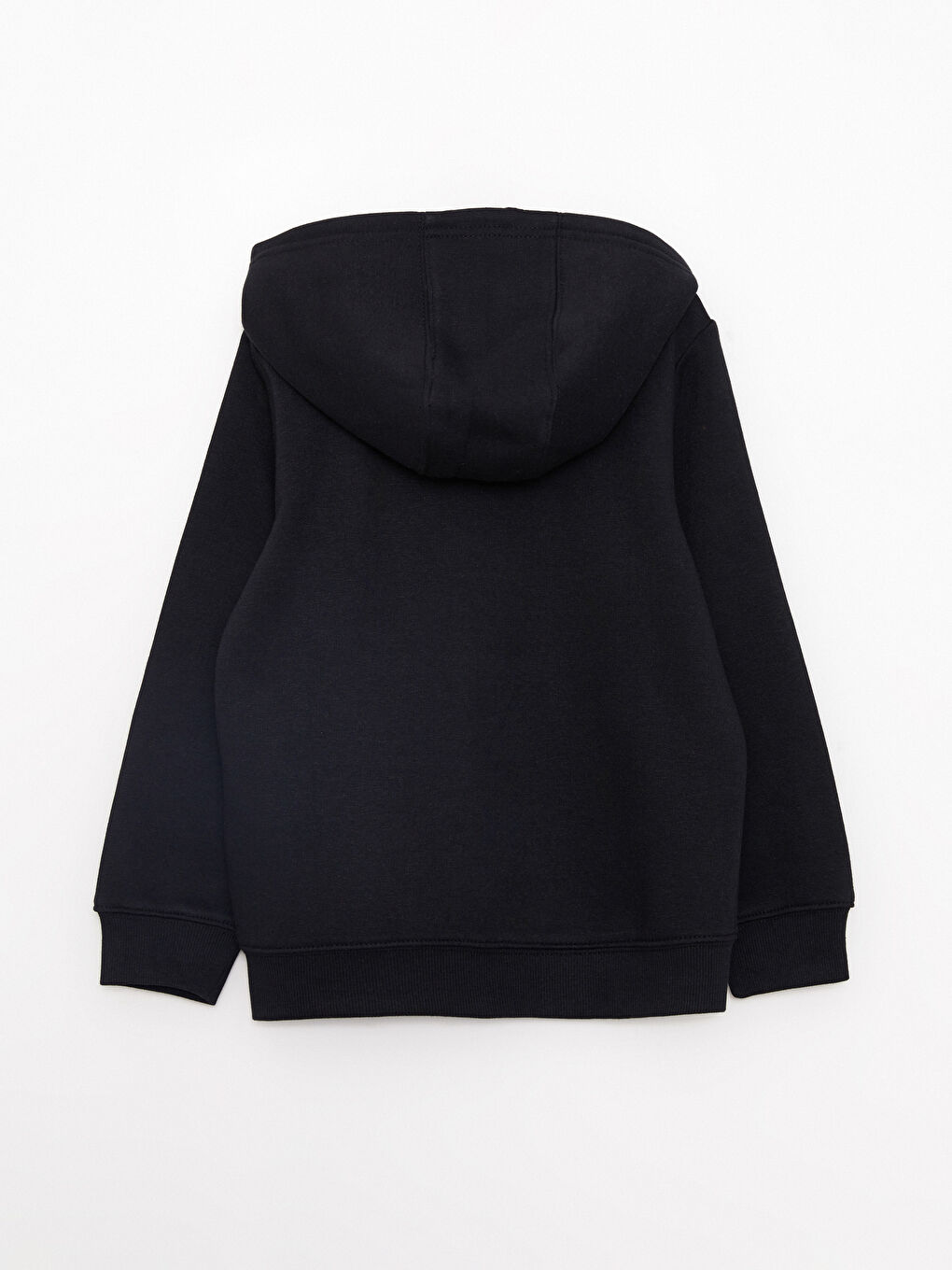 LCW Kids Hooded Basic Long Sleeve Girls' Zippered Sweatshirt -W20764Z4-CVL