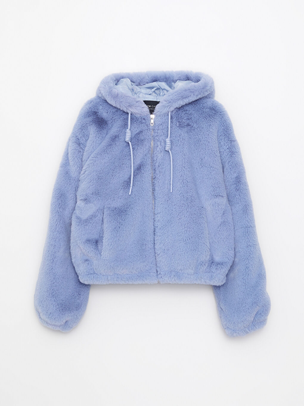 LCW Vision Hooded Regular Long Sleeve Plush Women's Coat -W20774Z8-S0T