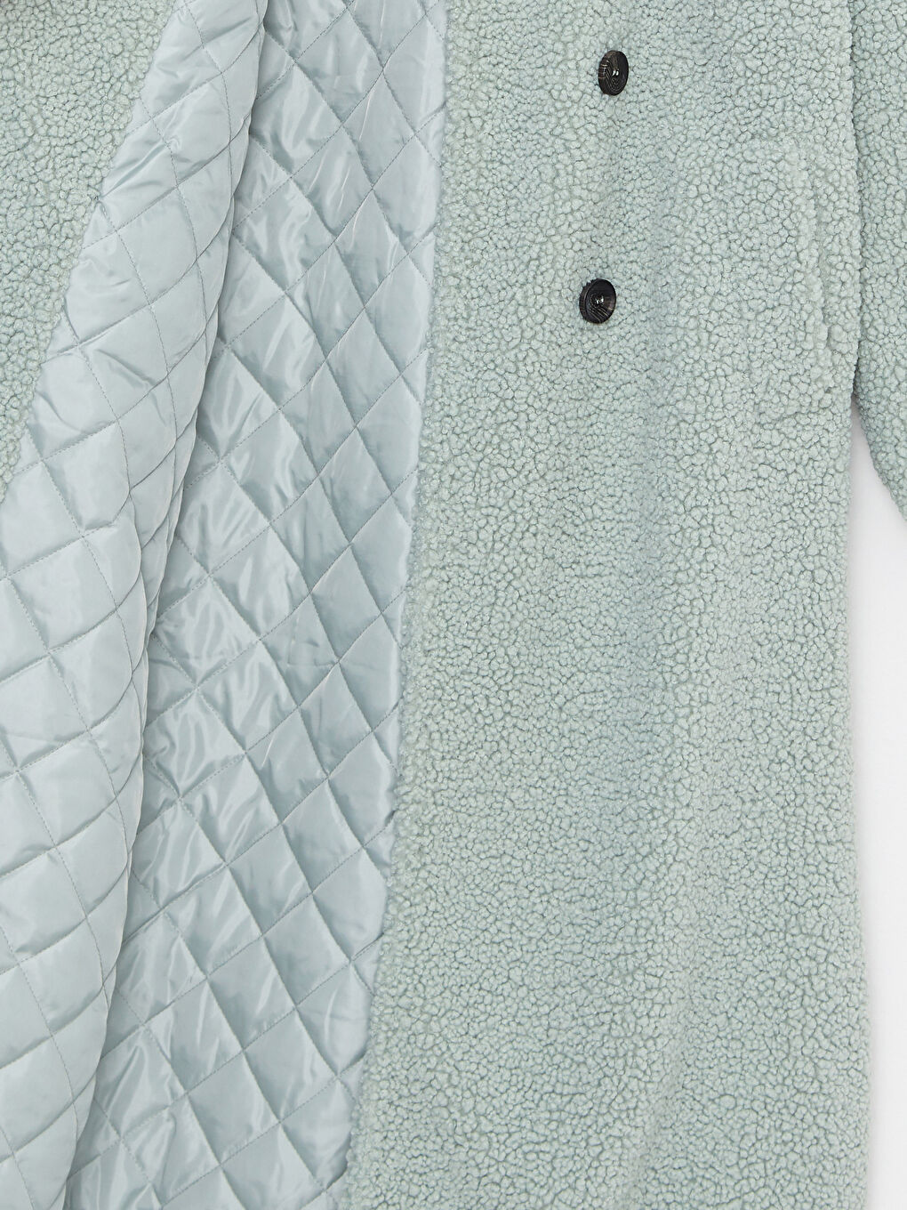 Jacket Collar Straight Long Sleeve Thick Women's Cachet Coat-7