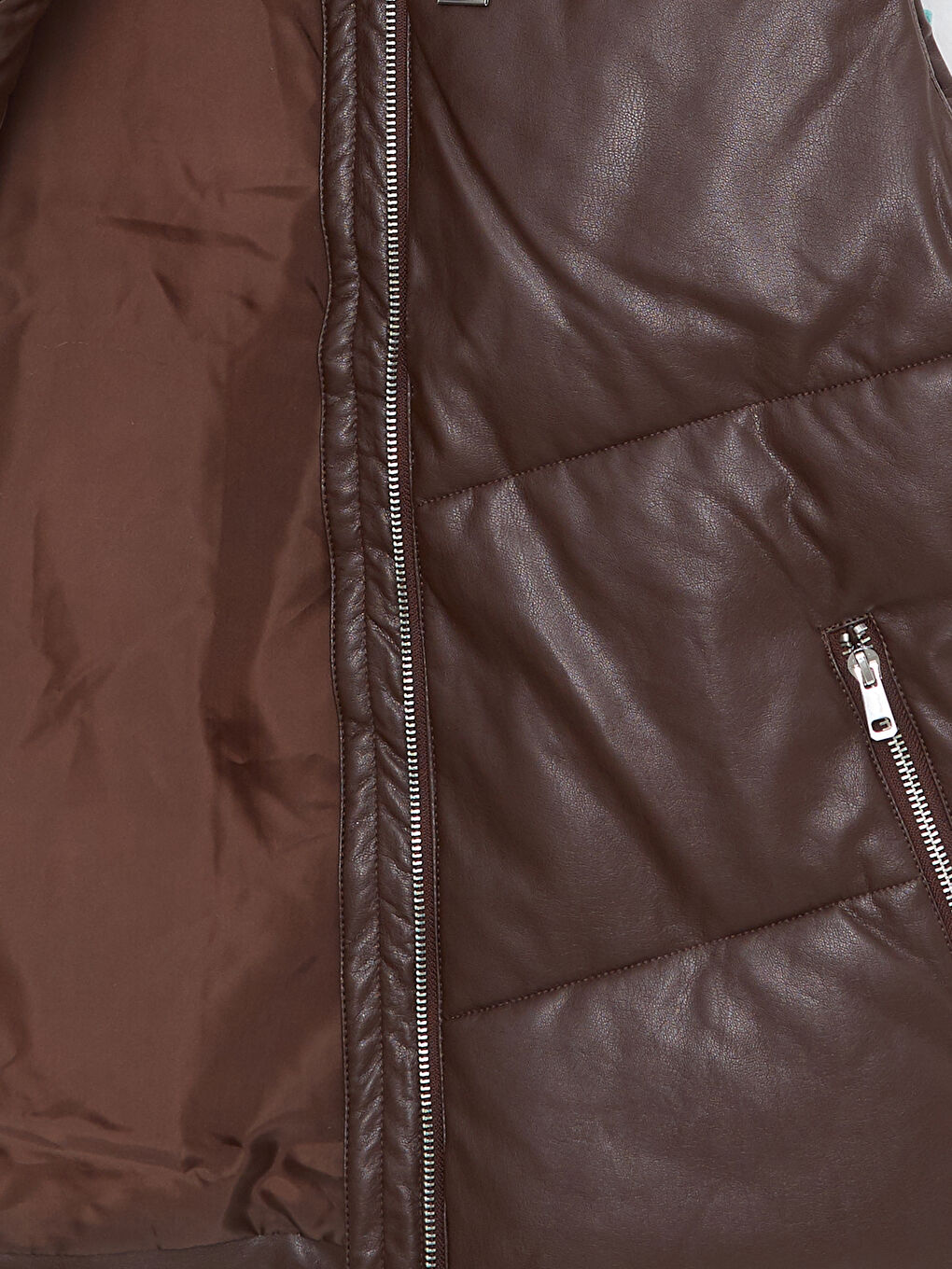 Women's Hooded Plain Puffer Gilet-8