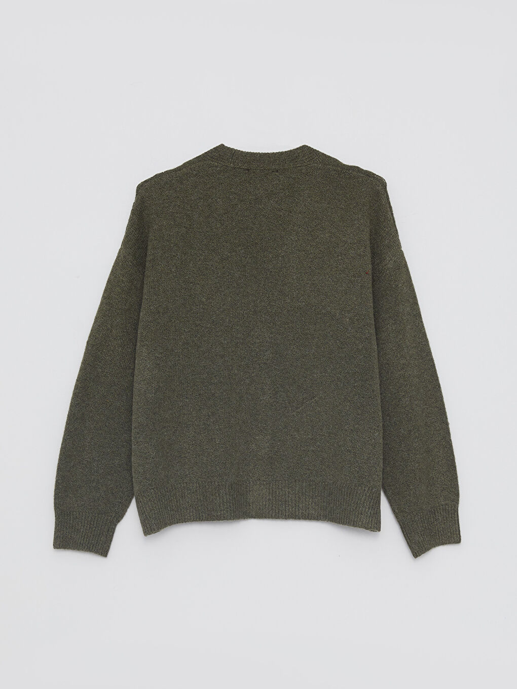 V-Neck Self Patterned Long Sleeve Women's Knitwear Cardigan-6