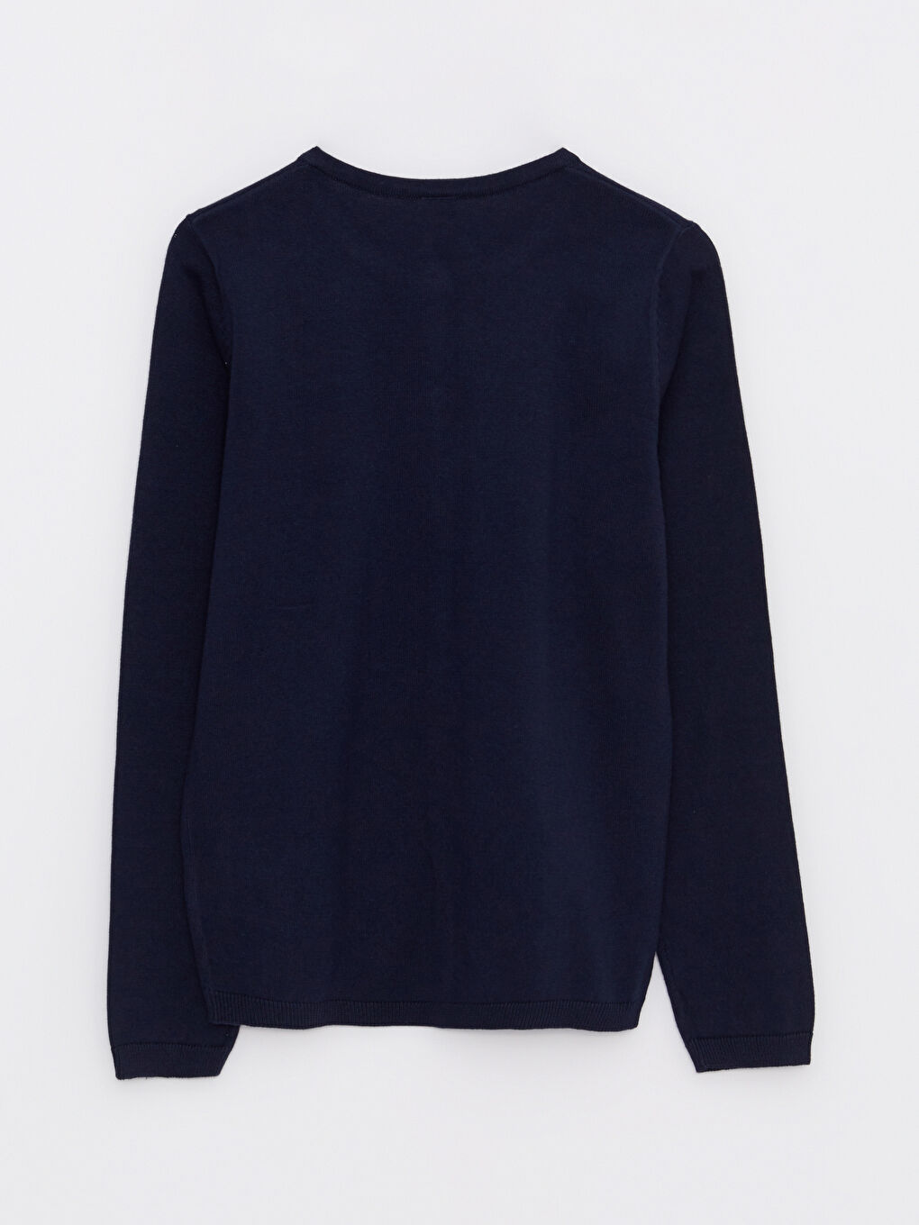 LCW Kids Cardigan für Mädchen mit Rundhalsausschnitt, Paillettenstickerei und langen Ärmeln -W20815Z4-HRC