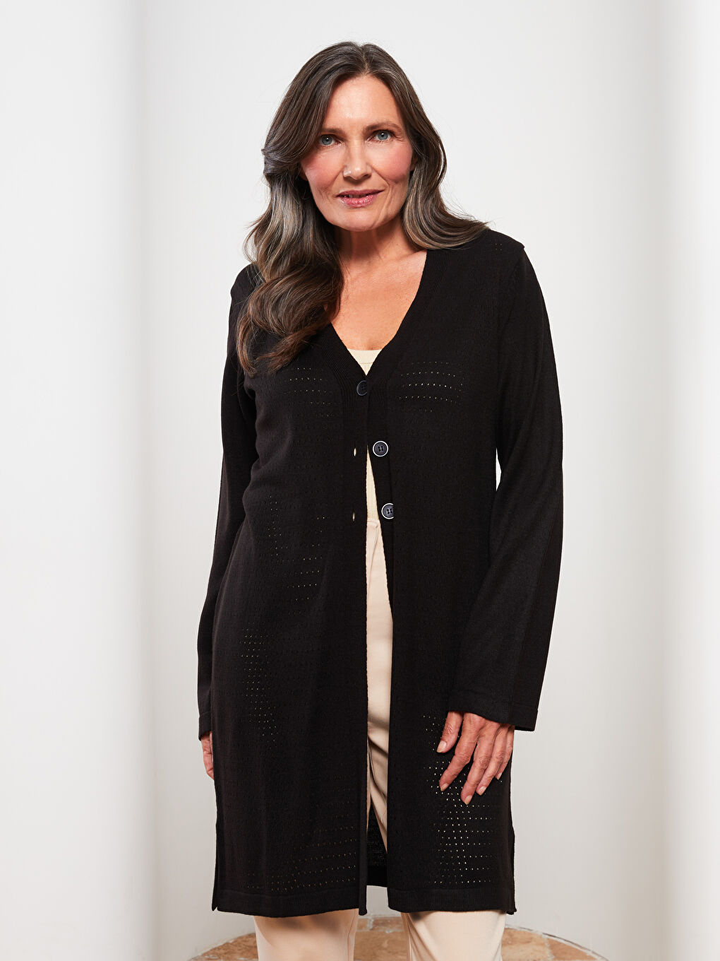 V Neck Women's Knitwear Cardigan