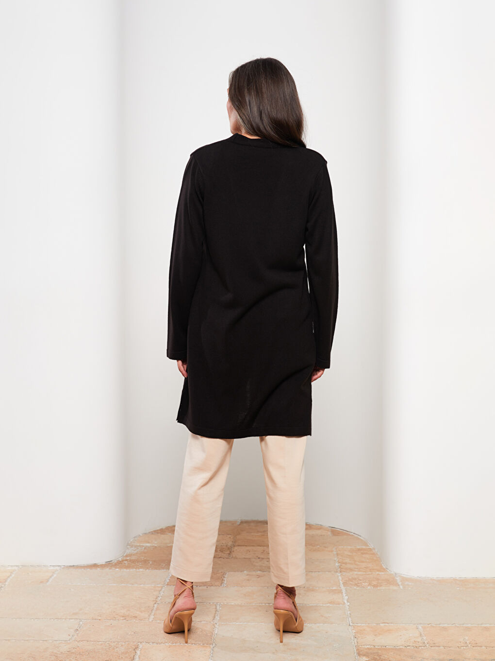 V Neck Women's Knitwear Cardigan-4