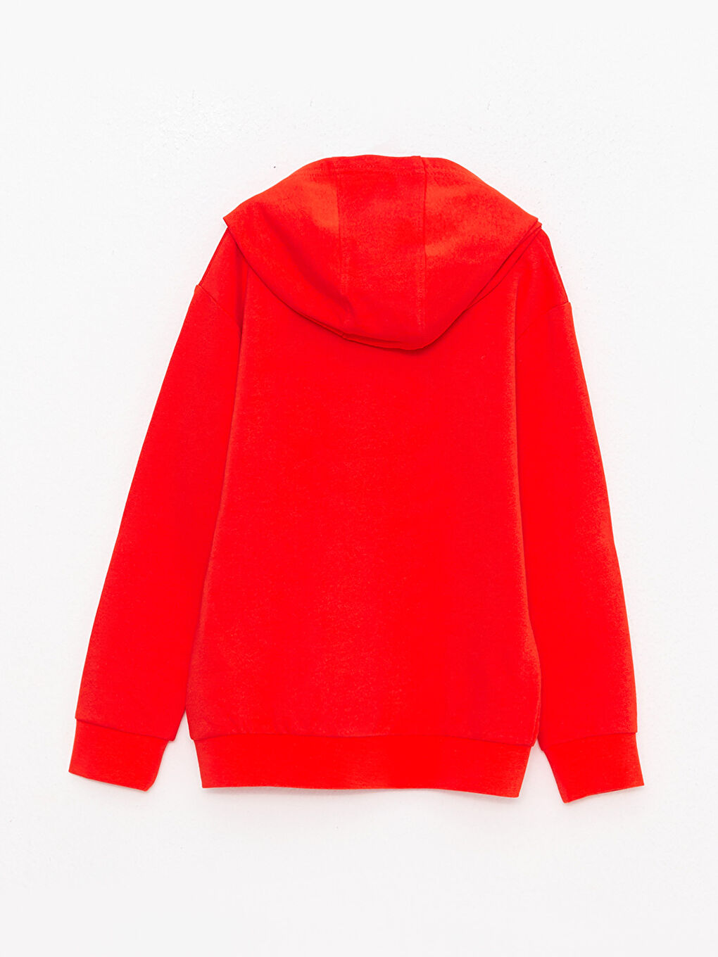 Hooded Basic Long Sleeve Boy Sweatshirt-1