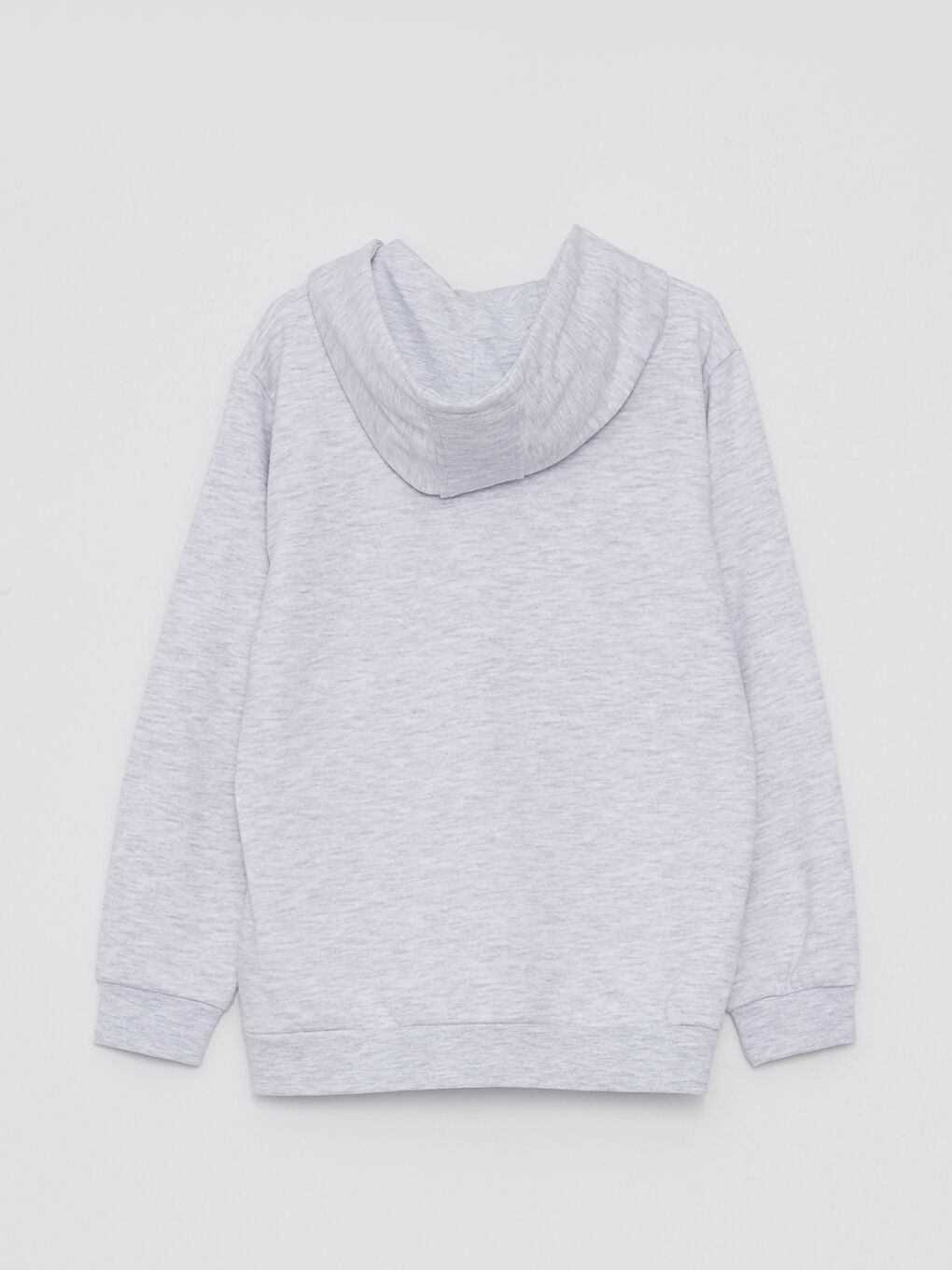 Φούτερ με φερμουάρ για αγόρια με κουκούλα, βασικό, μακρυμάνικο-4