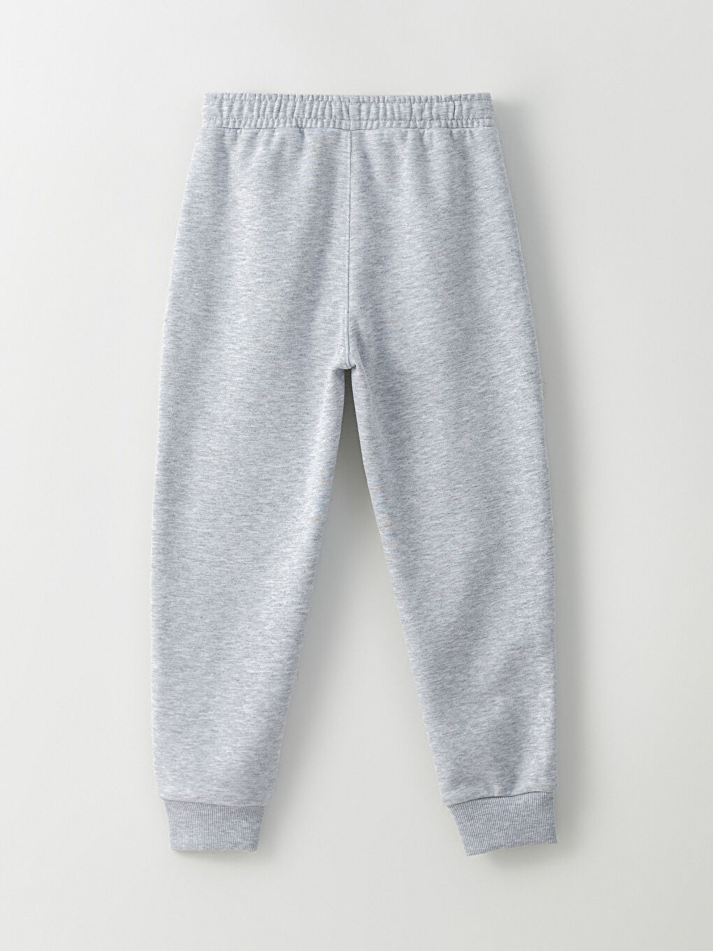 Gri Beli Lastikli Basic Erkek Çocuk Jogger Eşofman Altı-1