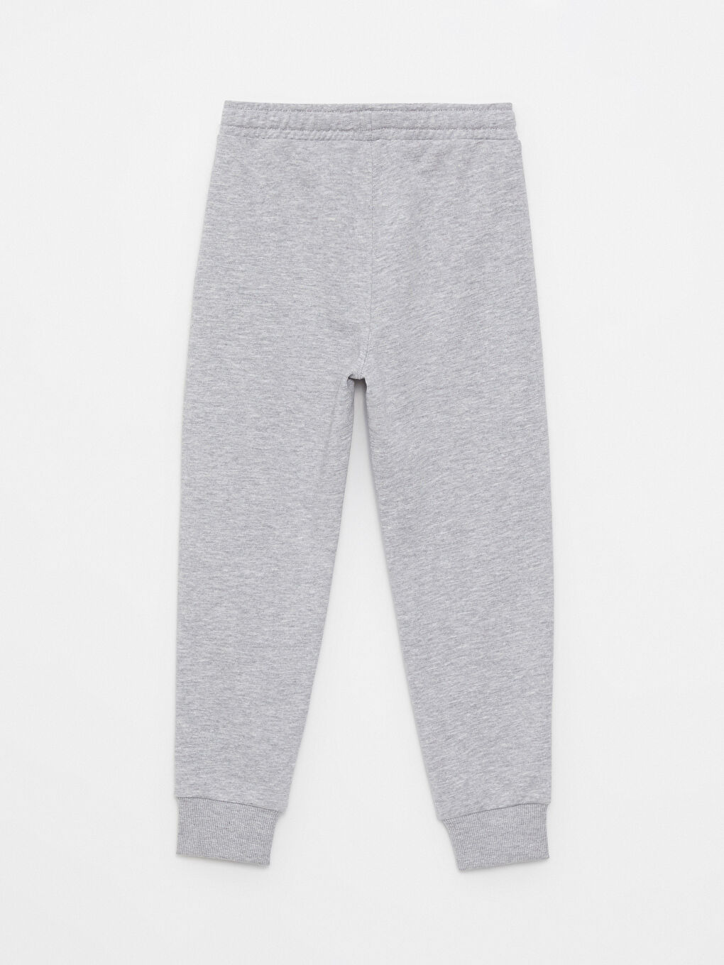 Gri Beli Lastikli Basic Erkek Çocuk Jogger Eşofman Altı-1