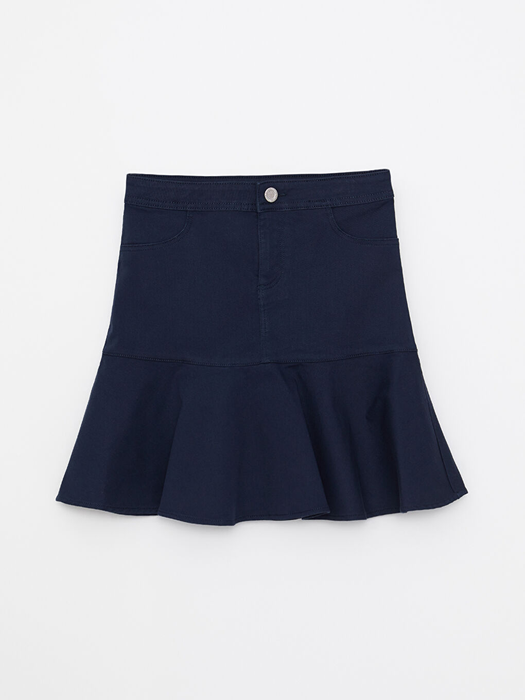 LCW Kids تەنورەی سادەی گاباردینی کچان -W20888Z4-HRC