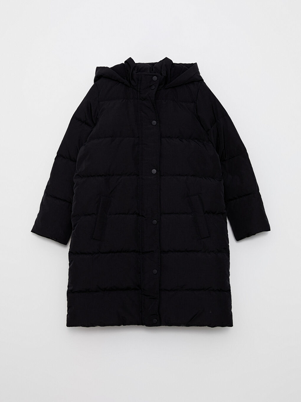 LCW Kids Hooded Basic Girl Coat -W20903Z4-CVL